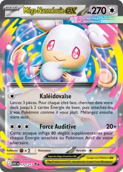 Mega Nanméouïe ex - Héros Transcendants - 172/217