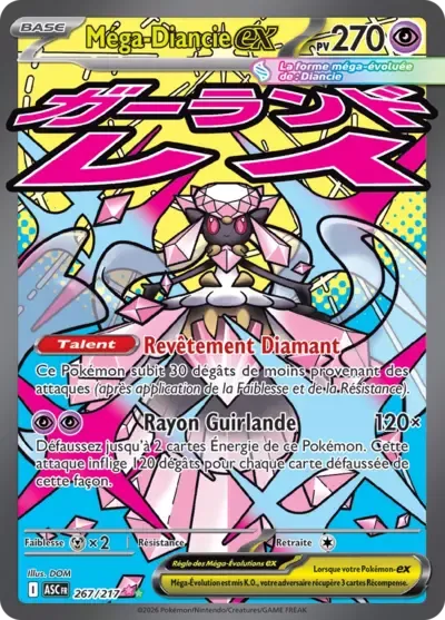 Mega Diancie ex - Héros Transcendants - 267/217