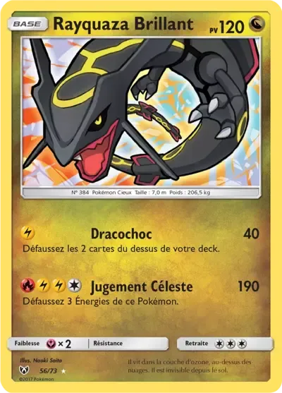 Shining Rayquaza - Légendes Brillantes - 056/073