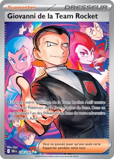Giovanni de la Team Rocket - Rivalités Destinées - 238/182