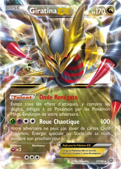 Giratina EX - Origines Antiques - 057/098