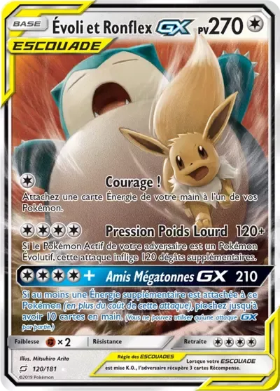 Évoli & Snorlax GX - Duo de Choc - 120/181