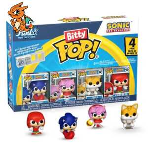 SONIC - Bitty Pop 4 Pack 2.5cm - Sonic