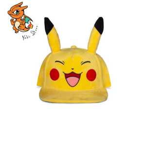 POKEMON - Pikachu Très Heureux - Casquette Novelty Plush