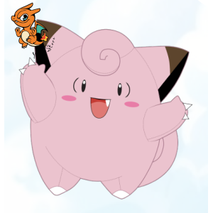 POKEMON - Valentines Clefairy - Peluche 20cm