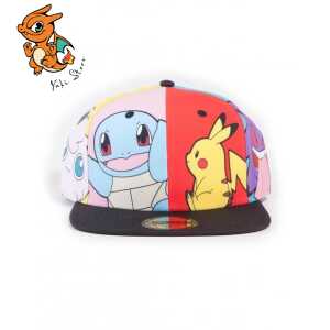 POKEMON - Multi Pop Art - Casquette Snapback