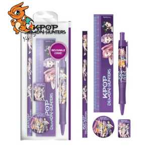 K-POP DEMON HUNTERS - Set de Papeterie (5pcs)