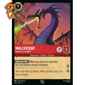 Maléfique - Dragon monstrueux - Promos Année 3 - 004