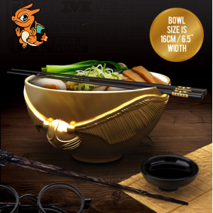 HARRY POTTER - Vif d'Or - Bol à ramen avec baguettes