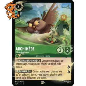 Archimède - Hibou ingénieux - Promos Année 2 - 034/036