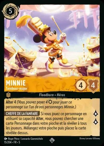 Minnie - Tambour-major - Ciel Scintillant - 015/204