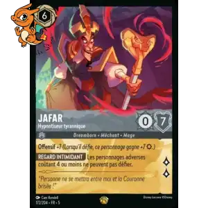Jafar - Hypnotiseur tyrannique - Ciel Scintillant - 172/204
