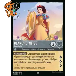 Blanche -Neige - Cœur juste - Ciel Scintillant - 183/204