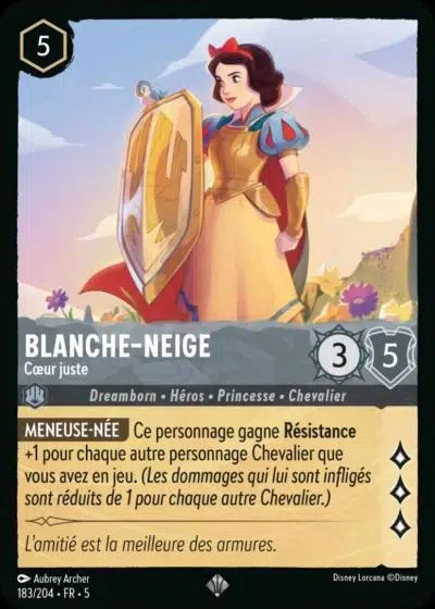 Blanche -Neige - Cœur juste - Ciel Scintillant - 183/204