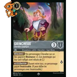 Grincheux - Chevalier sceptique - Ciel Scintillant - 186/204