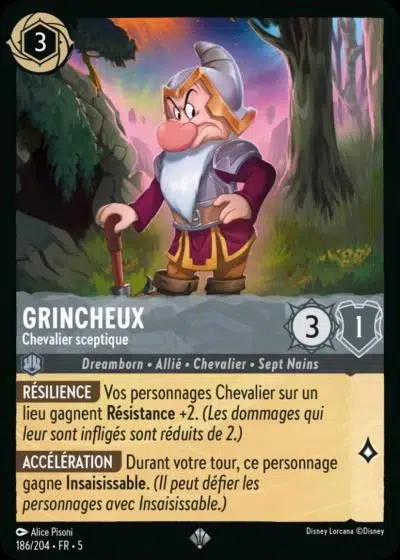Grincheux - Chevalier sceptique - Ciel Scintillant - 186/204