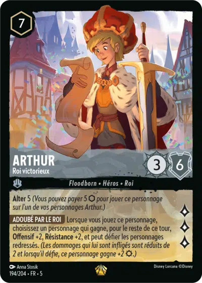 Arthur - Roi victorieux - Ciel Scintillant - 194/204