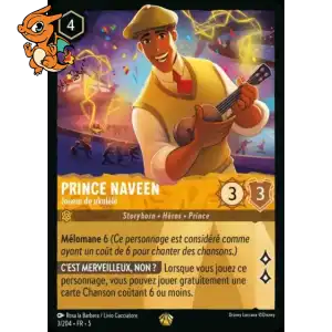 Prince Naveen - Joueur de ukulélé - Ciel Scintillant - 003/204