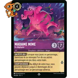 Madame Mime - En éléphante - Ciel Scintillant - 044/204