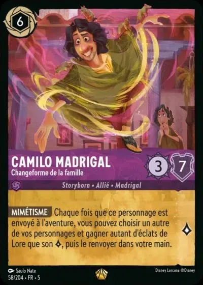 Camilo Madrigal - Changeforme de la famille - Ciel Scintillant - 058/204