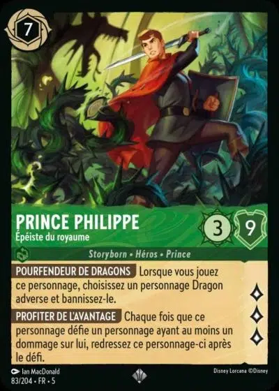 Prince Philippe - Épéiste du royaume - Ciel Scintillant - 083/204