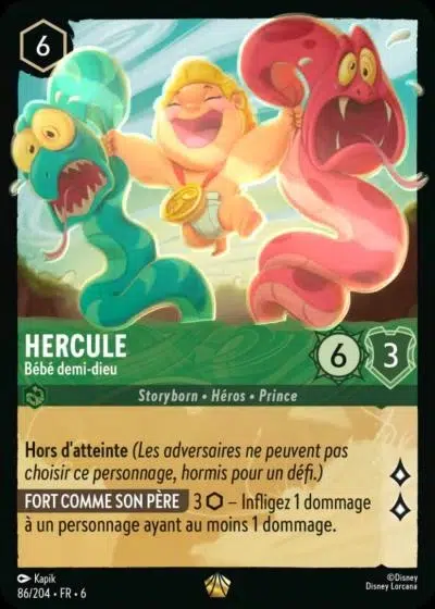 Hercule - Bébé demi-dieu - La Mer Azurite - 086/204