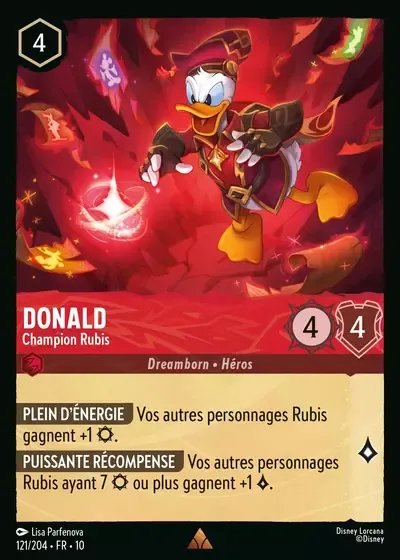 Donald - Champion Rubis - Lueurs dans les Profondeurs - 121/204