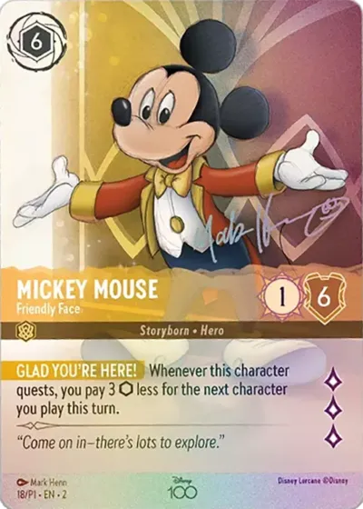 Mickey Mouse - Visage amical - Promos Année 1 - 018/041