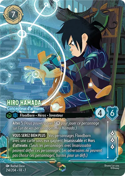 Hiro Hamada - Concepteur d'armures - L'Île d'Archazia - 214/204