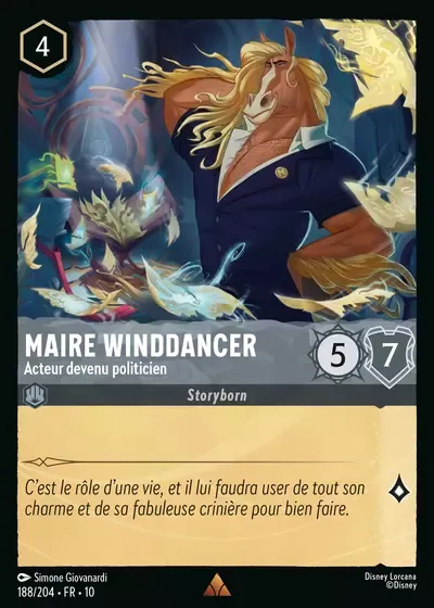 Maire Winddancer - Acteur devenu politicien - Lueurs dans les Profondeurs - 188/204