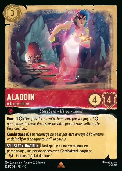 Aladdin - À toute allure - Lueurs dans les Profondeurs - 123/204