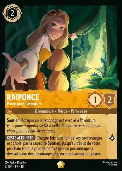Raiponce - Parée pour l'aventure - Lueurs dans les Profondeurs - 003/204