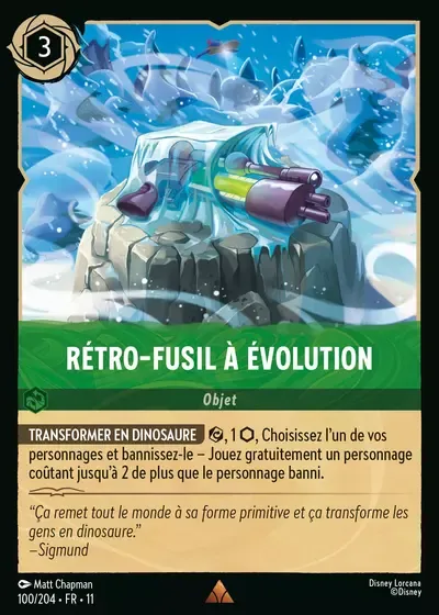 Rétro -fusil à évolution - Givresort - 100/204