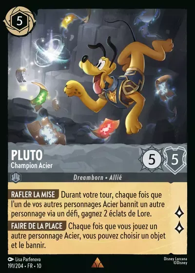 Pluto - Champion Acier - Lueurs dans les Profondeurs - 191/204