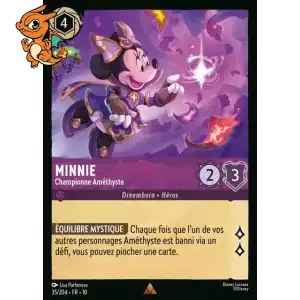 Minnie - Championne Améthyste - Lueurs dans les Profondeurs - 035/204