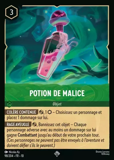 Potion de malice - Lueurs dans les Profondeurs - 098/204