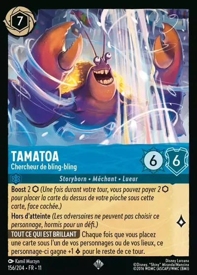 Tamatoa - Chercheur de bling-bling - Givresort - 156/204