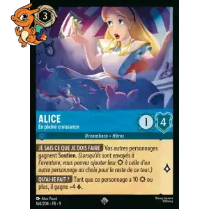 Alice - En pleine croissance - Fabuleux - 160/204