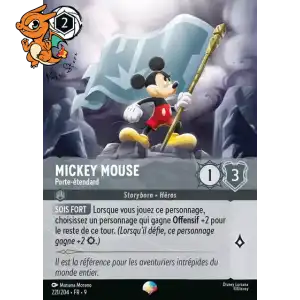 Mickey Mouse - Porte-étendard - Fabuleux - 221/204