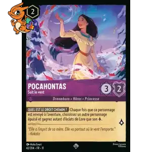 Pocahontas - Suit le vent - Givresort - 042/204