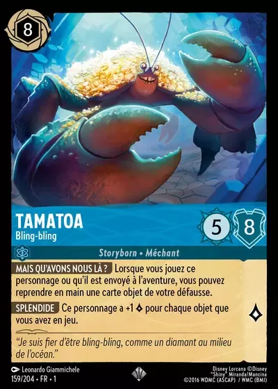 Tamatoa - Bling-bling - Premier Chapitre - 159/204