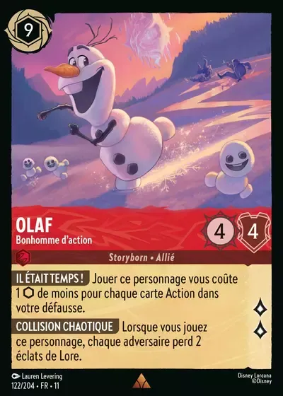Olaf - Bonhomme d'action - Givresort - 122/204