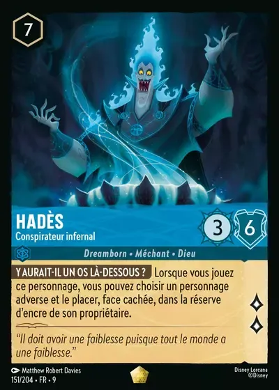 Hadès - Conspirateur infernal - Fabuleux - 151/204