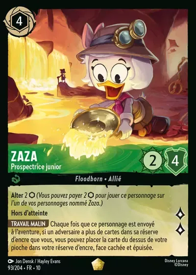 Zaza - Prospectrice junior - Lueurs dans les Profondeurs - 093/204