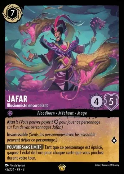 Jafar - Illusionniste ensorcelant - Les Terres d'Encres - 042/204