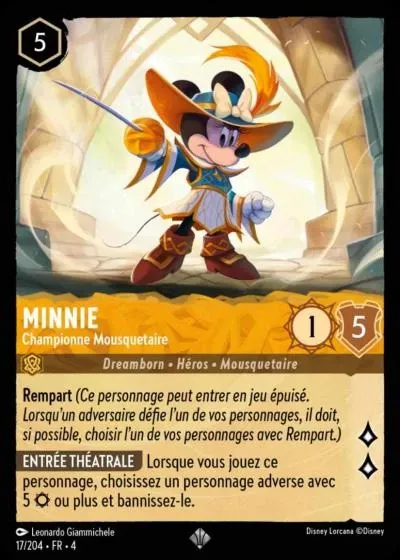 Minnie - Championne Mousquetaire - Le Retour d'Ursula - 017/204