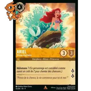 Ariel - Sirène chantante - Fabuleux - 015/204