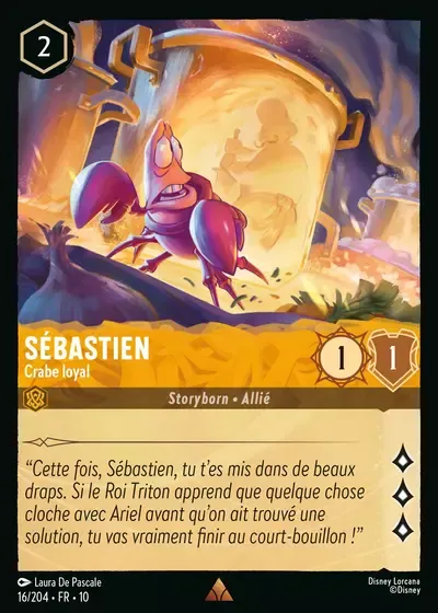 Sébastien - Crabe loyal - Lueurs dans les Profondeurs - 016/204