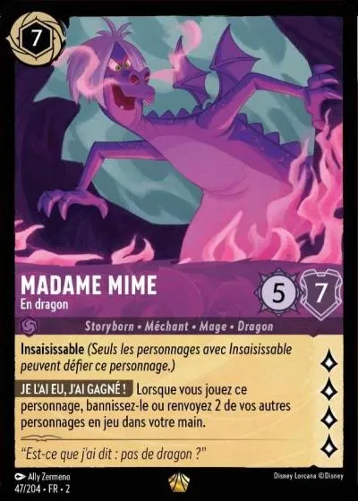 Madam Mime - En dragon - L'Ascension des Floodborn - 047/204