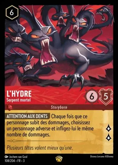 L'Hydre - Serpent mortel - Les Terres d'Encres - 108/204